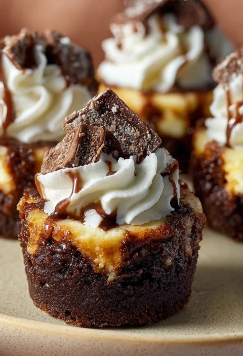 Loaded Brownie Cheesecake Cups