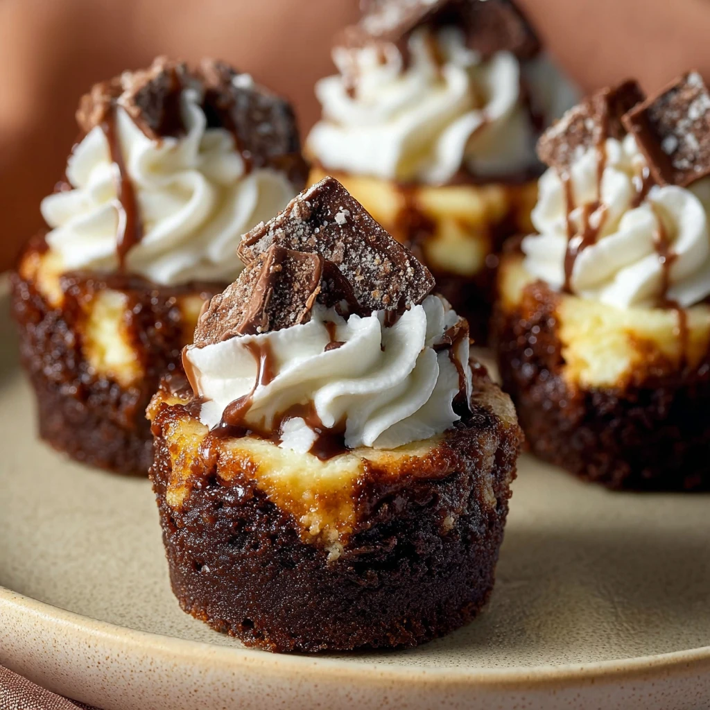 Loaded Brownie Cheesecake Cups
