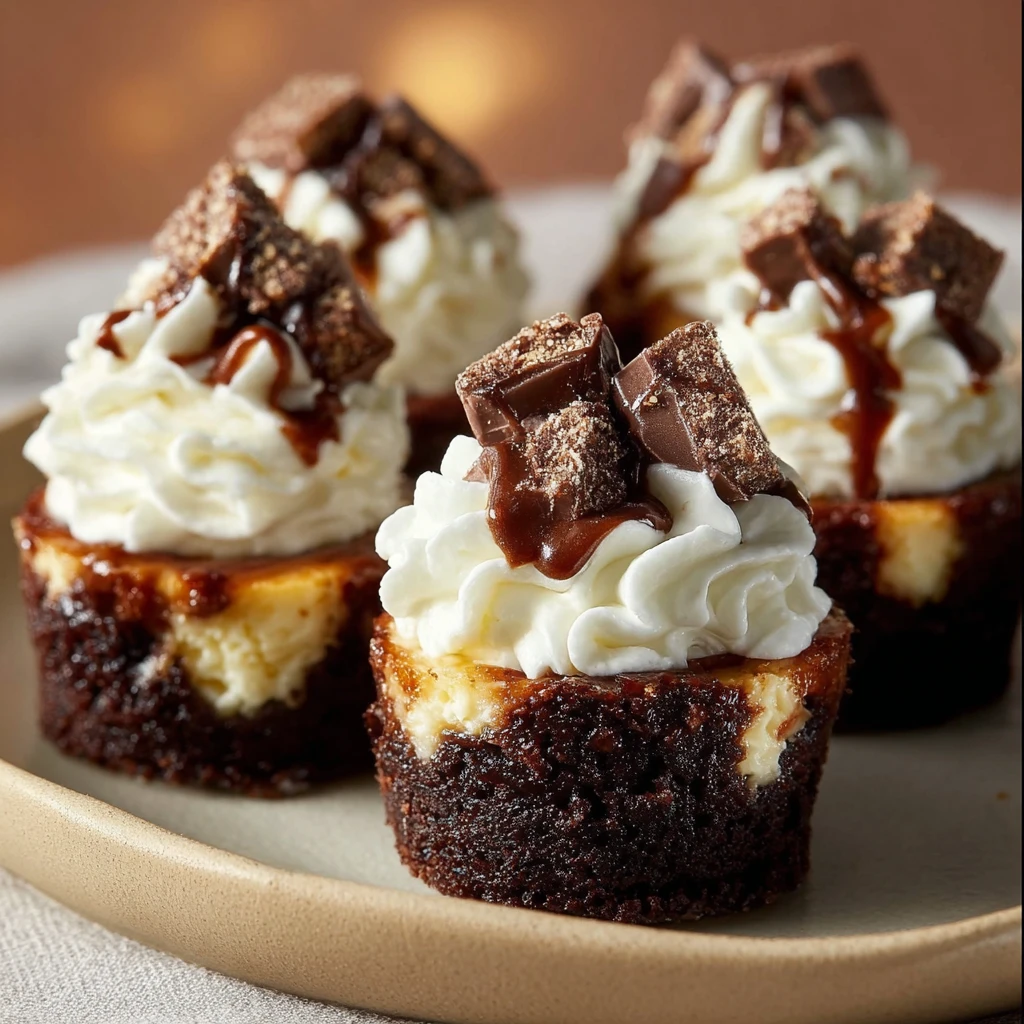 Loaded Brownie Cheesecake Cups