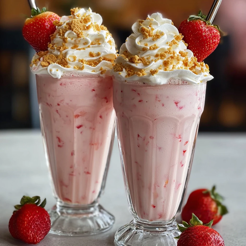 Strawberry Cheesecake Milkshake – Easy Creamy Dessert Drink