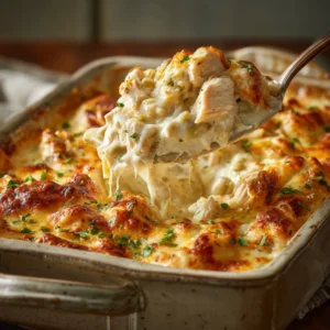 White Chicken Chili Casserole