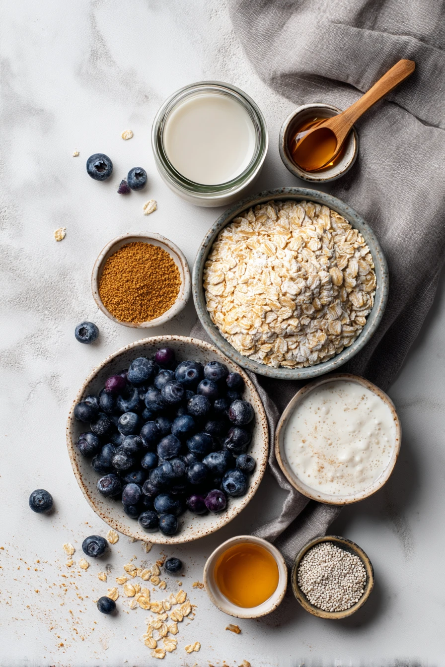Blueberry Pie Overnight Oats