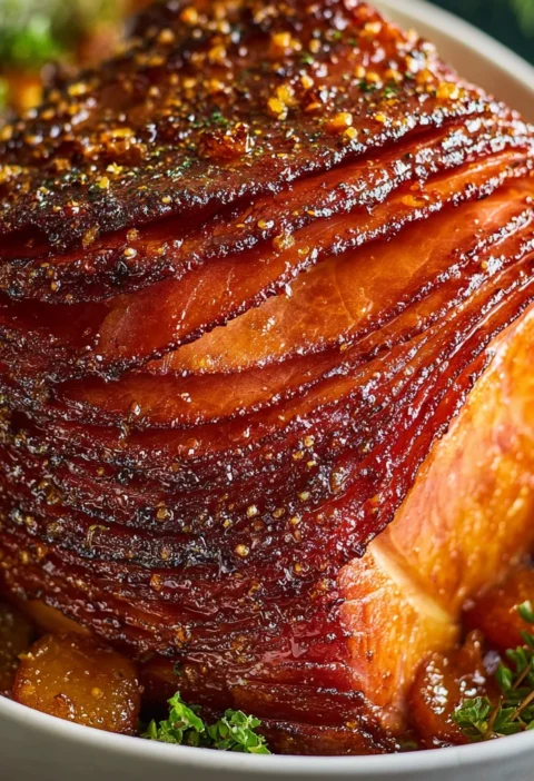 Brown Sugar Glazed Ham Honey Orange Glaze