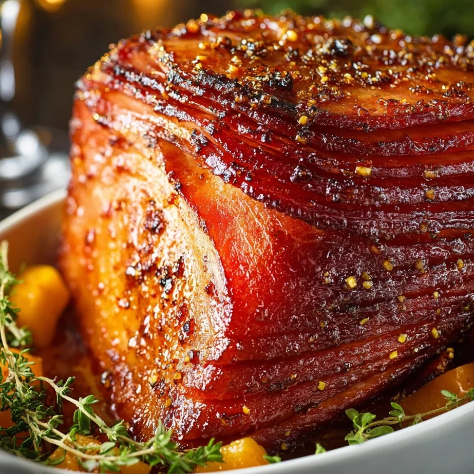 Brown Sugar Glazed Ham Honey Orange Glaze