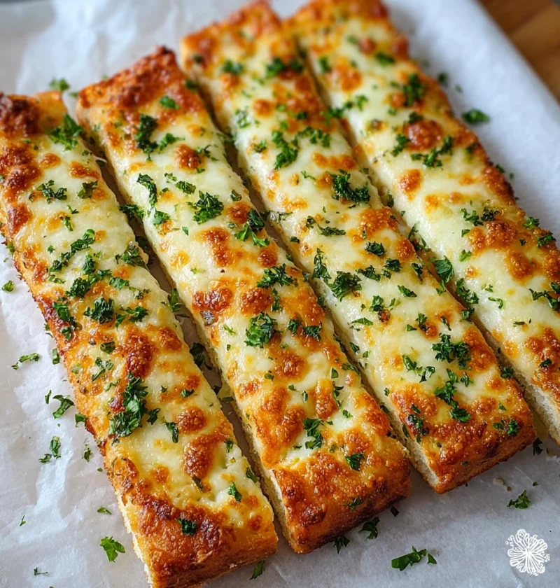 Keto Garlic Breadsticks
