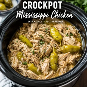 Crockpot Mississippi Chicken