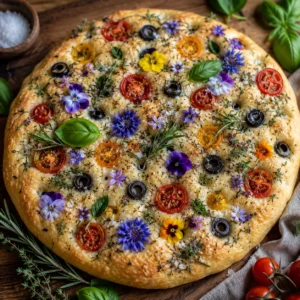 Fairy Bread Focaccia – Whimsical Savory Recipes