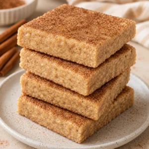 Snickerdoodle Protein Bars (Soft, Chewy & Cinnamon-Sugar Flavor)