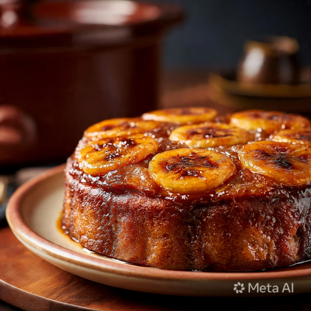 Banana Upside Down Cake
