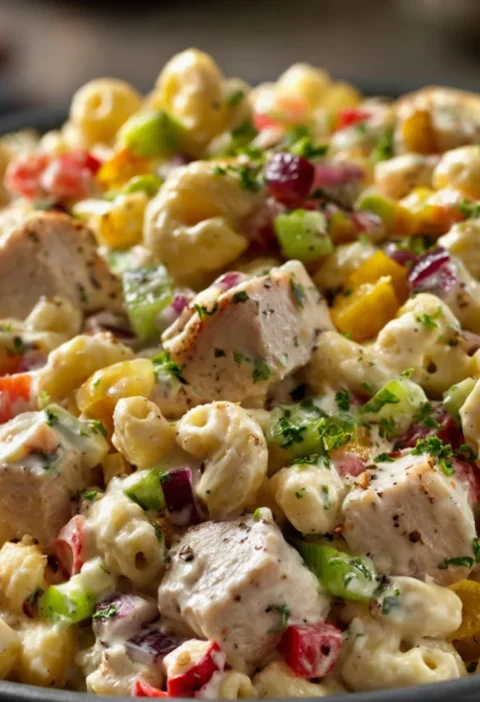 Chicken Macaroni Pasta Salad