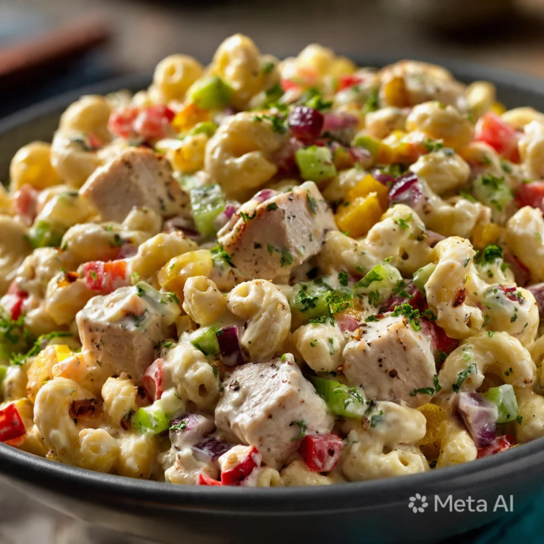 Chicken Macaroni Pasta Salad