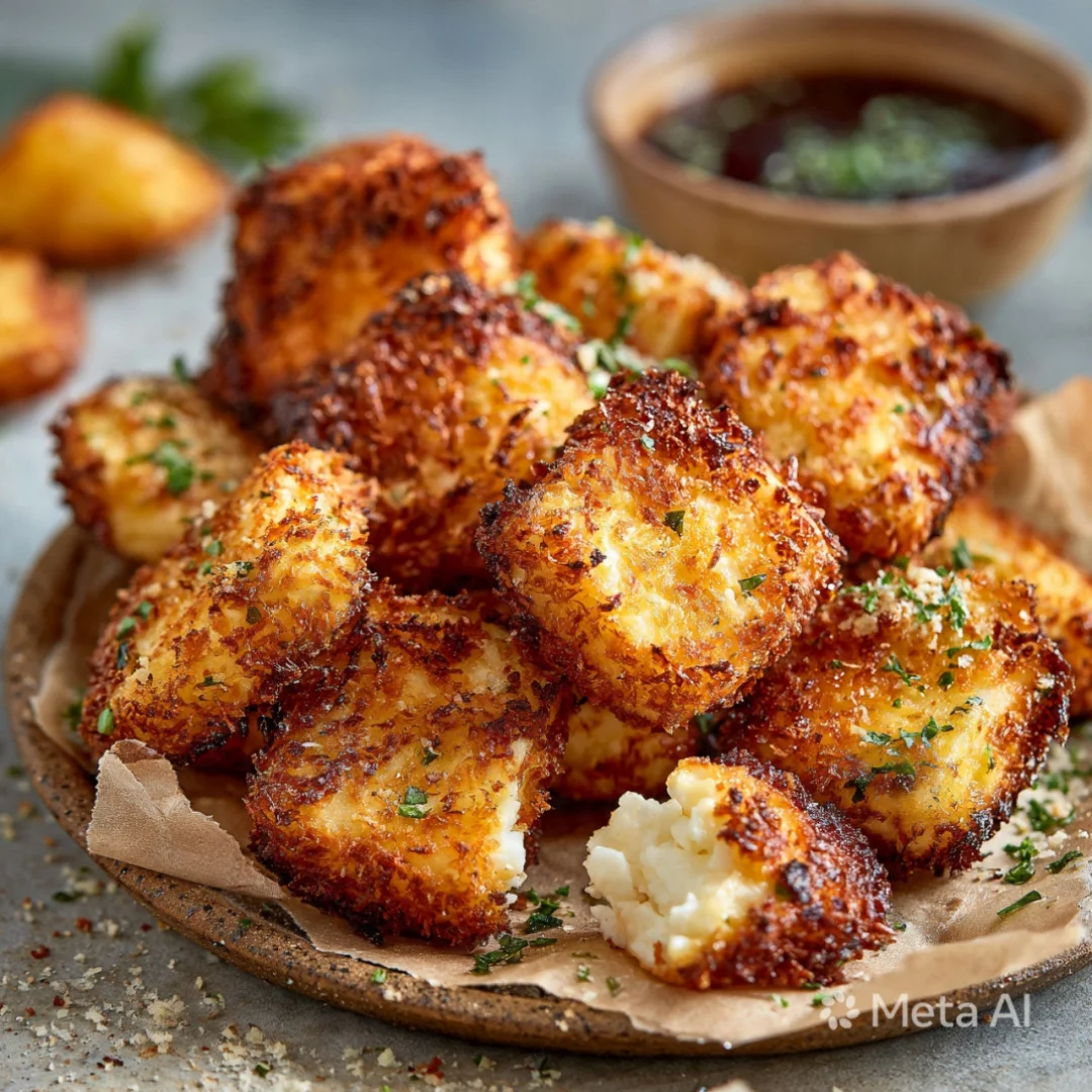 Crispy Cottage Cheese Chips