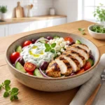 Baked Salmon with Feta & Sun-Dried Tomatoes