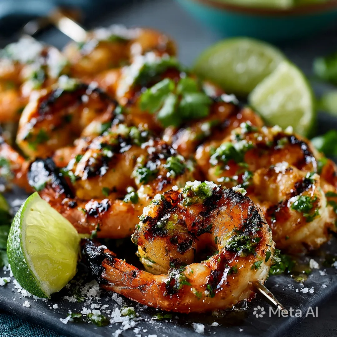 Margarita Grilled Shrimp Kabobs