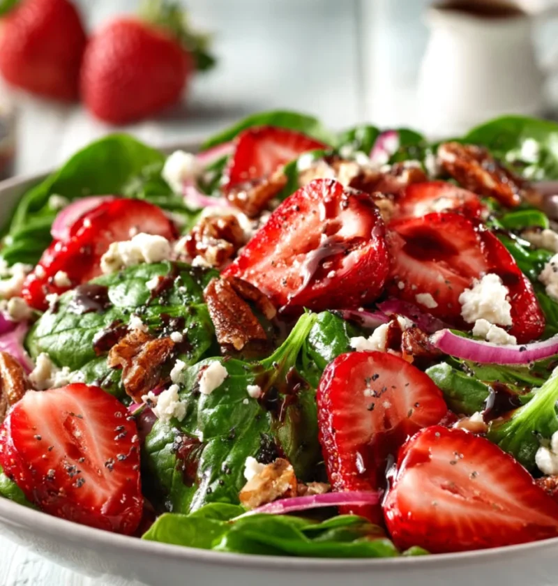 Strawberry Spinach Salad