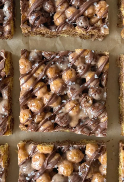 Chocolate Peanut Butter Rice Krispie Treats Recipe