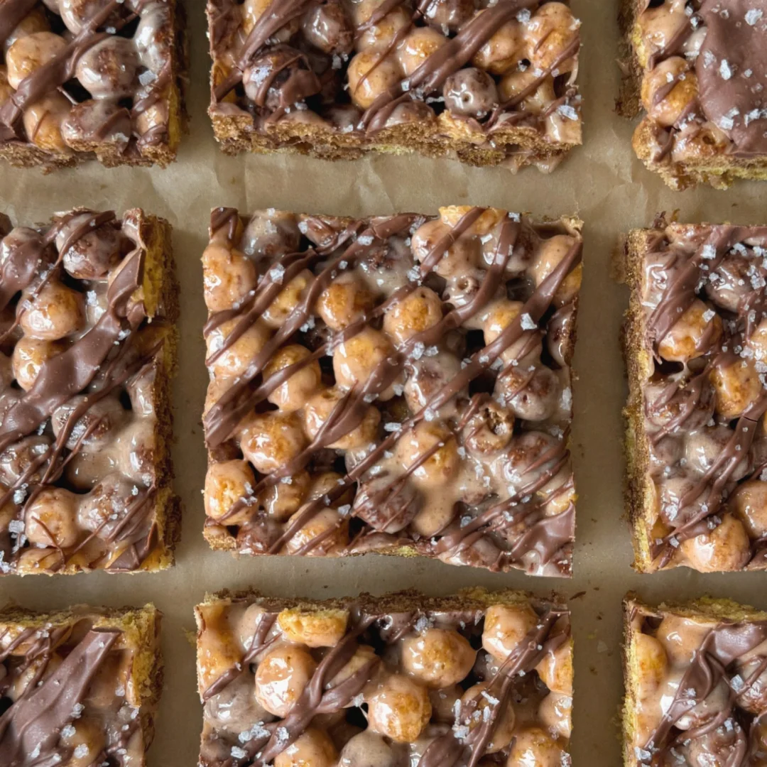 Chocolate Peanut Butter Rice Krispie Treats