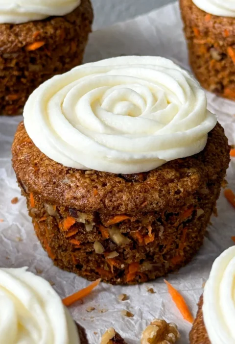 Gluten Free Carrot Cake Cupcakes