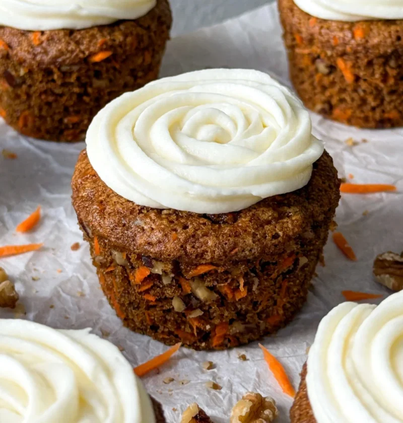 Gluten Free Carrot Cake Cupcakes