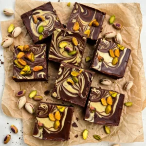Homemade Pistachio Chocolate Bars Recipe