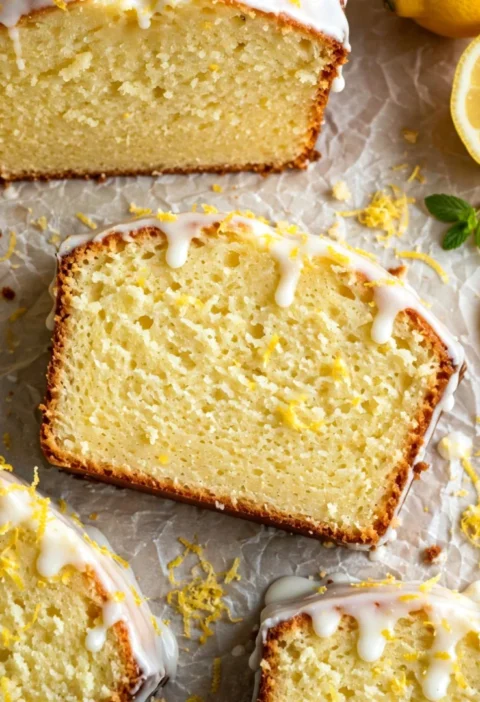 Old Fashioned Lemon Pound Cake