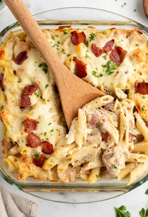 Chicken Bacon Ranch Casserole
