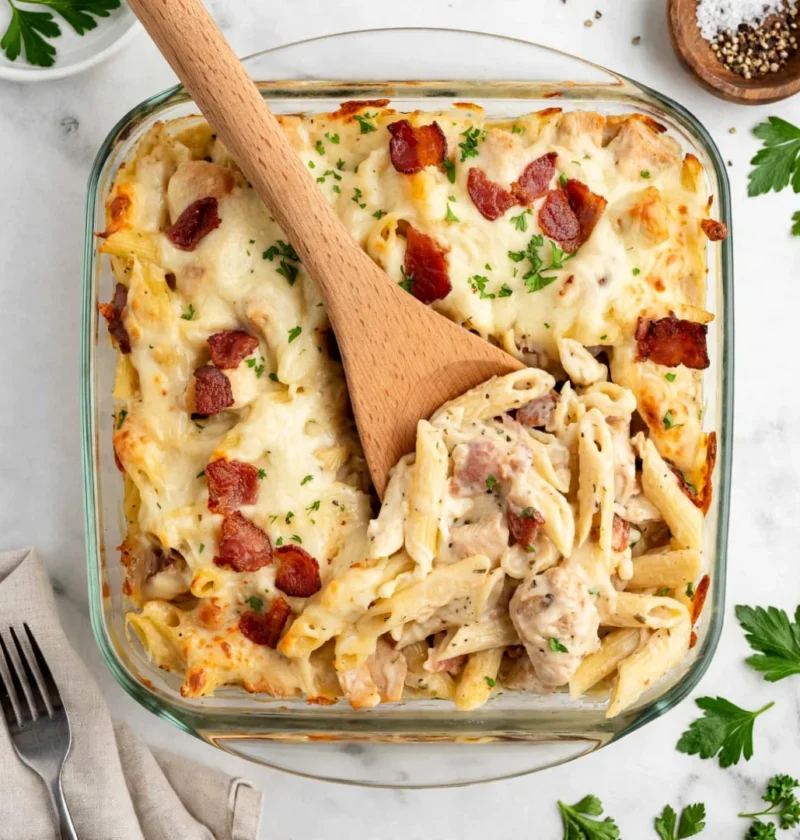 Chicken Bacon Ranch Casserole