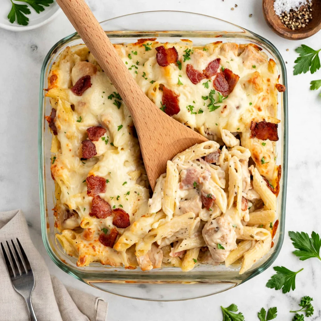 Chicken Bacon Ranch Casserole