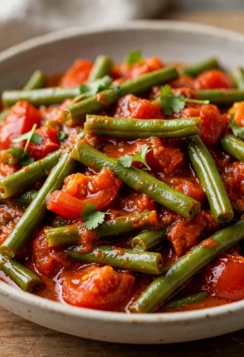 green bean curry