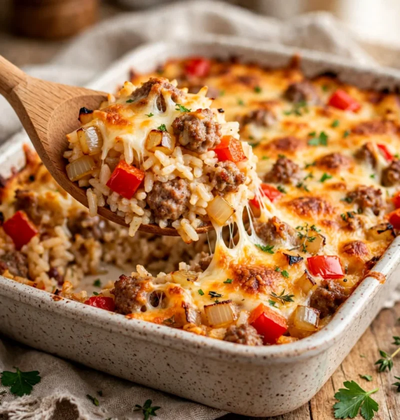 Sausage and Rice Casserole