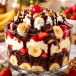 Strawberry Banana Brownie Cheesecake Bars will Delight You!