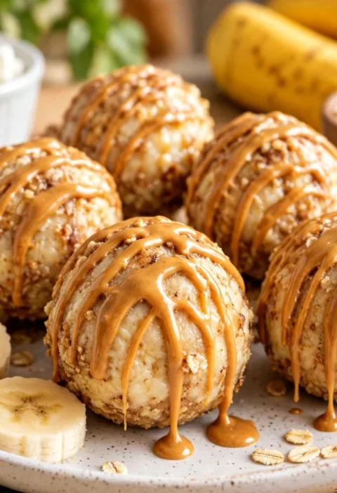 Cottage Cheese Banana Bread Energy Balls