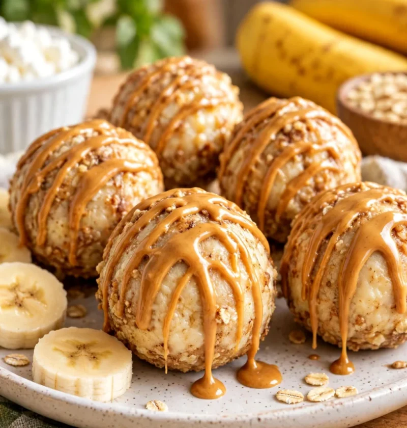 Cottage Cheese Banana Bread Energy Balls