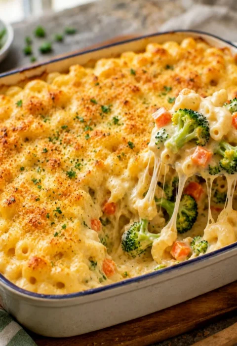 Creamy Macaroni and Cheese with Hidden Vegetables