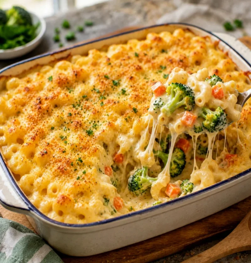 Creamy Macaroni and Cheese with Hidden Vegetables