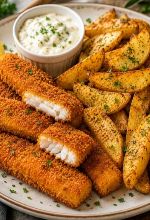Crispy Homemade Fish Fingers