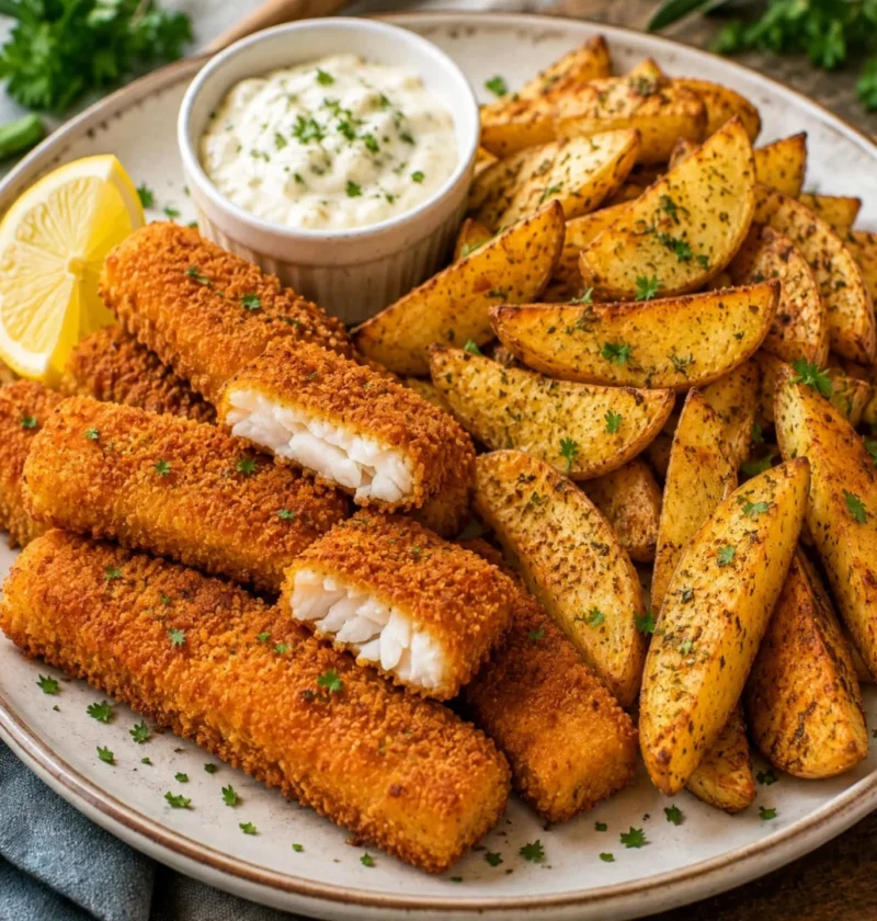 Crispy Homemade Fish Fingers