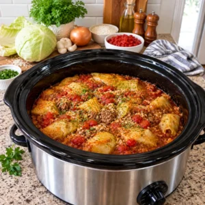 Crockpot Cabbage Roll Casserole: A Cozy Dinner Delight
