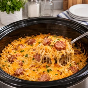 Crockpot Cheesy Kielbasa and Hashbrown Casserole Revealed!