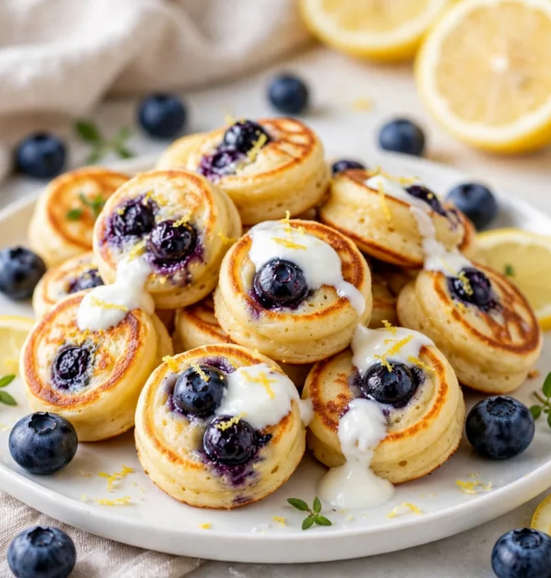 Greek yogurt pancake bites