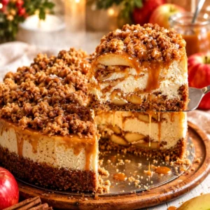 Salted Caramel Apple Pie Cheesecake: A Must-Try Dessert!