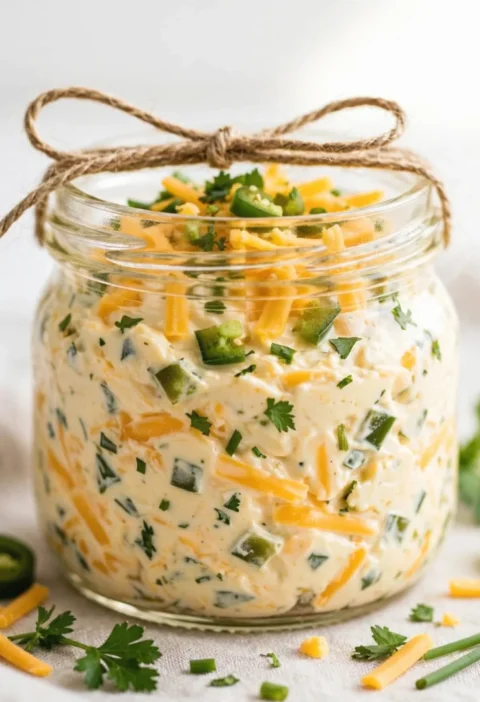 Spicy Jalapeño Cheddar Cream Cheese Spread
