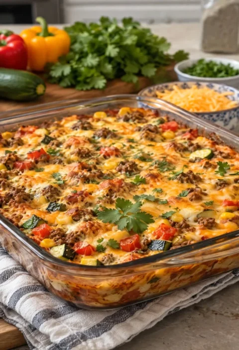 Tex-Mex Zucchini Bake