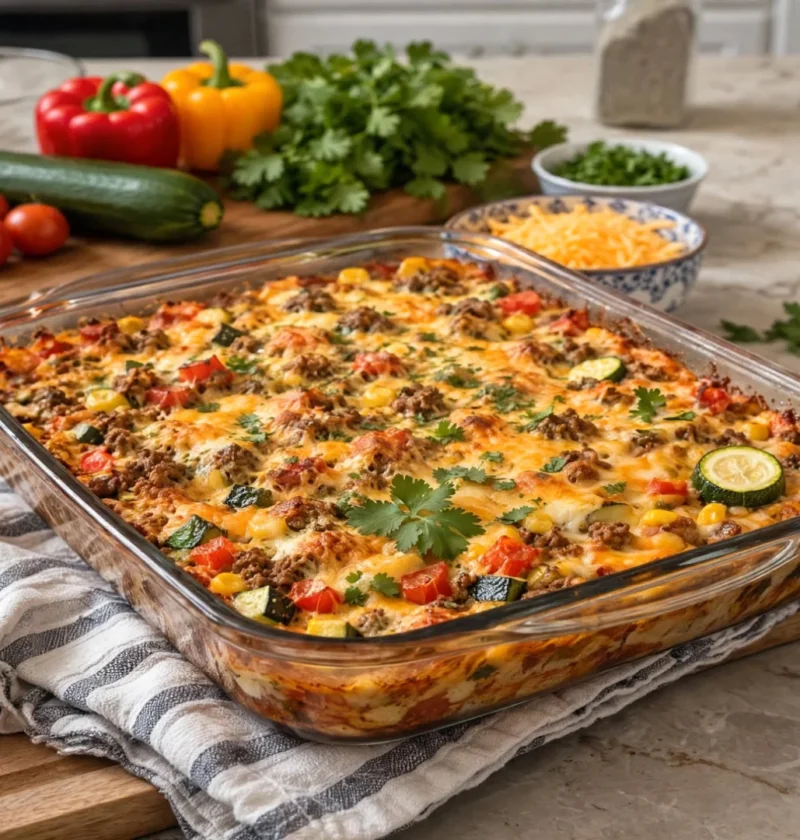 Tex-Mex Zucchini Bake