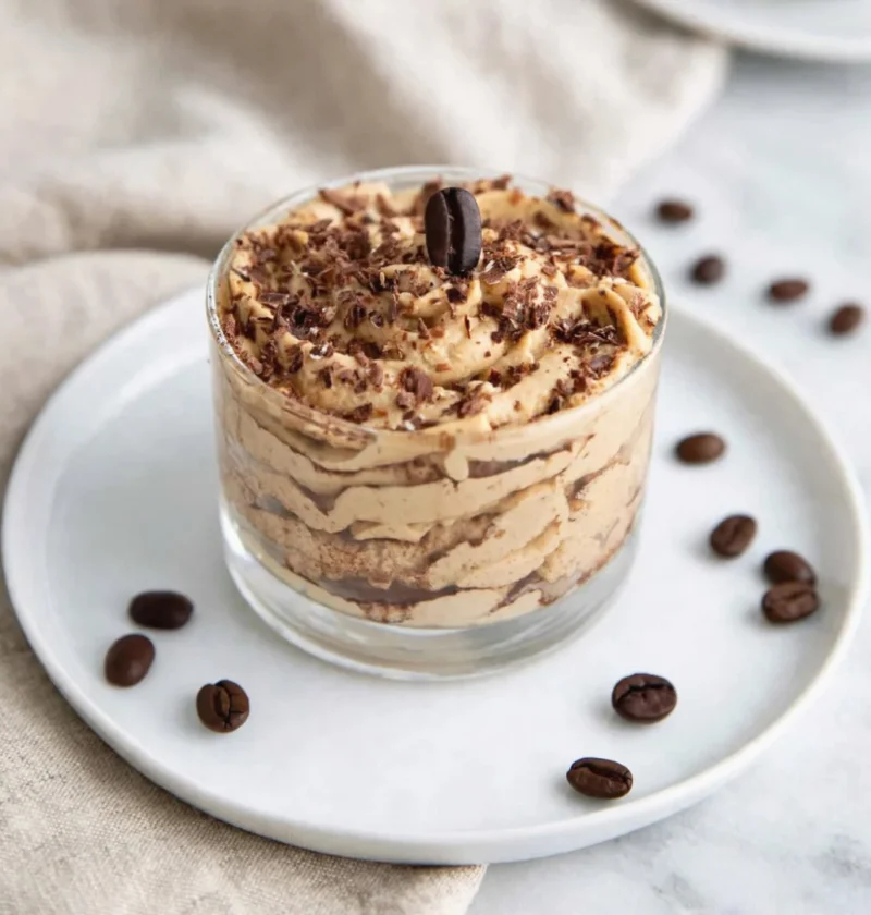 Tiramisu Protein Mousse