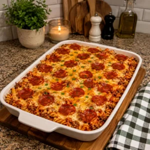 Baked Pizza Casserole: A Delicious Family Favorite!