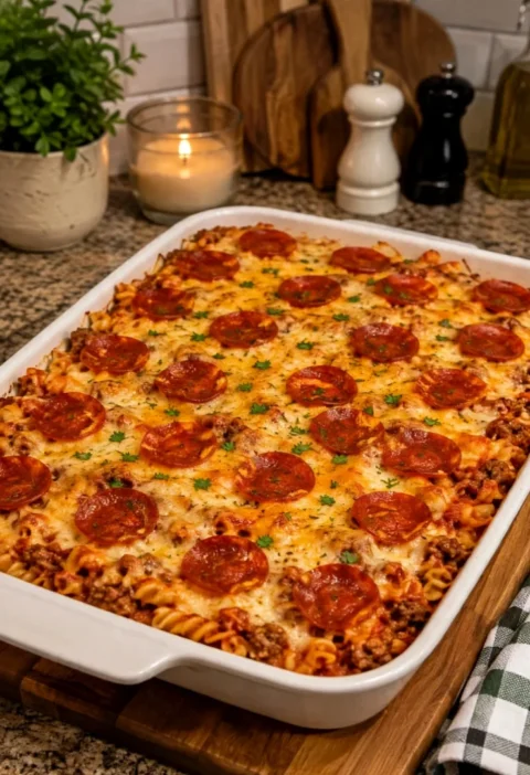Baked Pizza Casserole