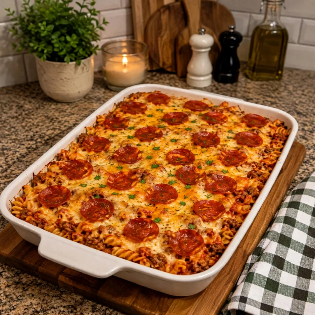 Baked Pizza Casserole