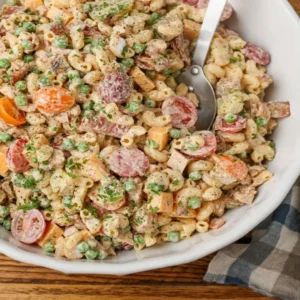 Chicken Bacon Ranch Pasta Salad