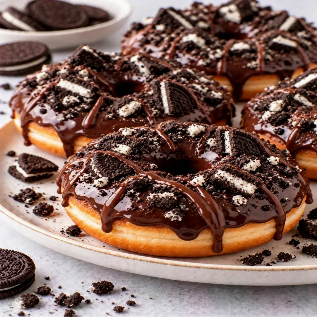 Chocolate Oreo Donuts